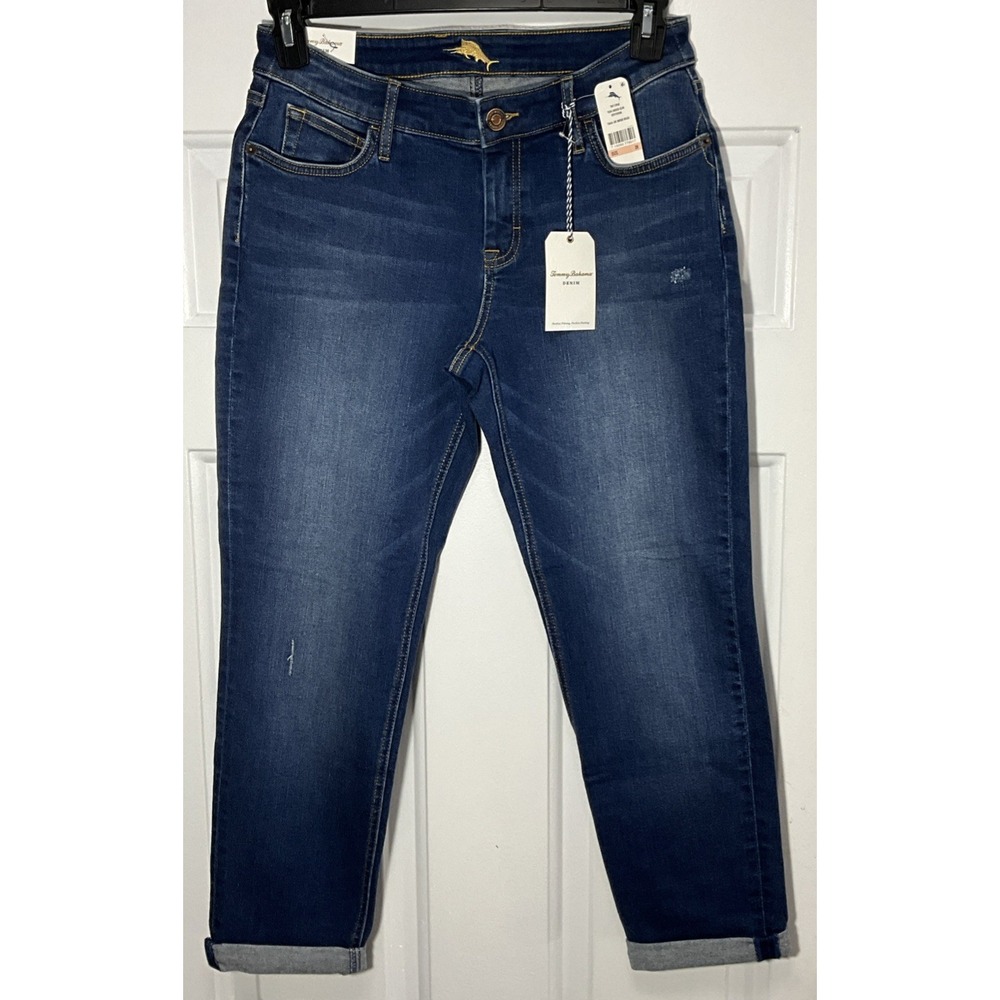 Tommy Bahama Tema Indigo Wash Slim Boyfriend Denim Jeans Women's 28x29